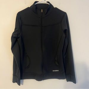 New Balance women’s zip up athletic jacket. Black. Lrg.